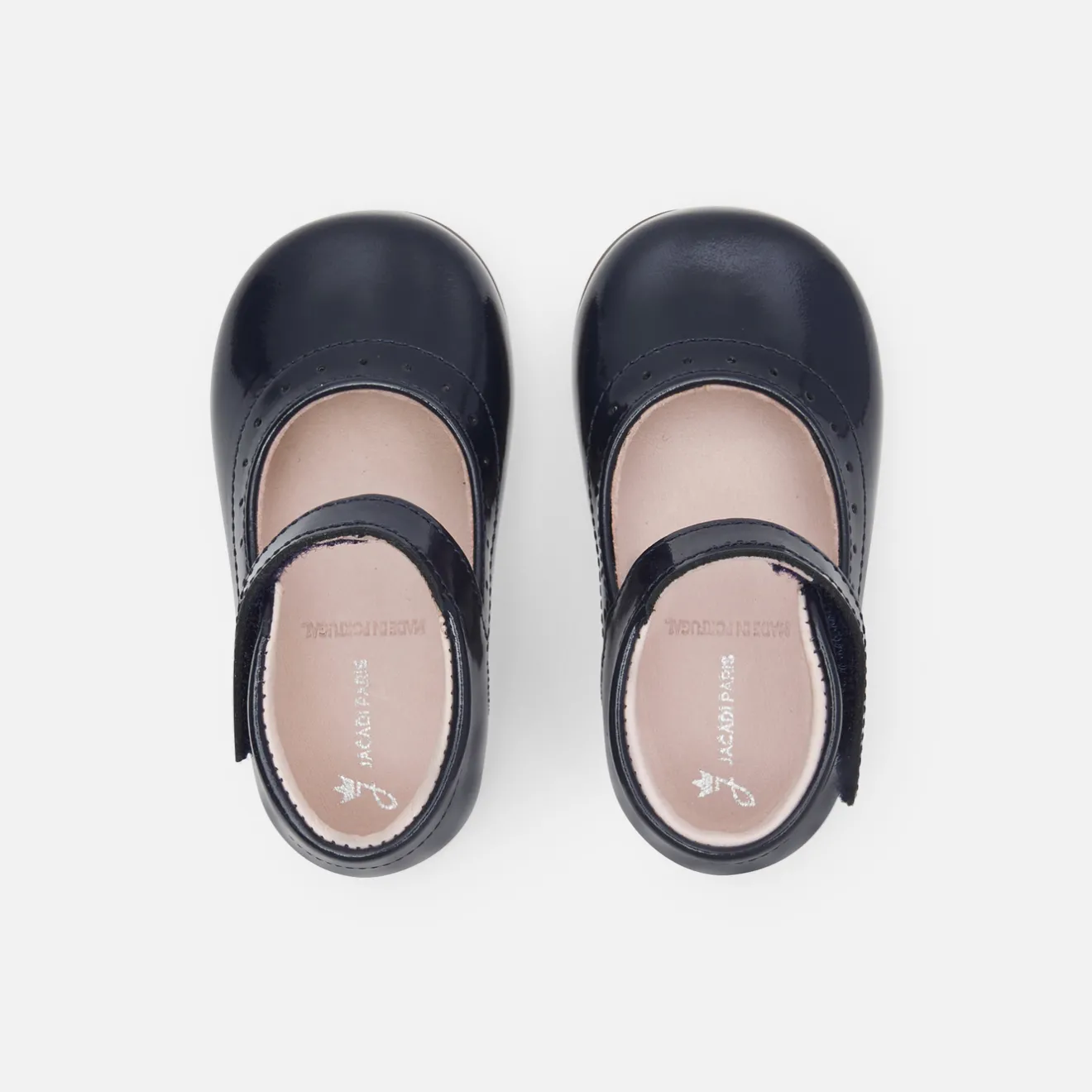 Jacadi Mary Janes, T-Straps And Ballet Flats|Baby girl patent leather Mary Janes Jacadi Navy