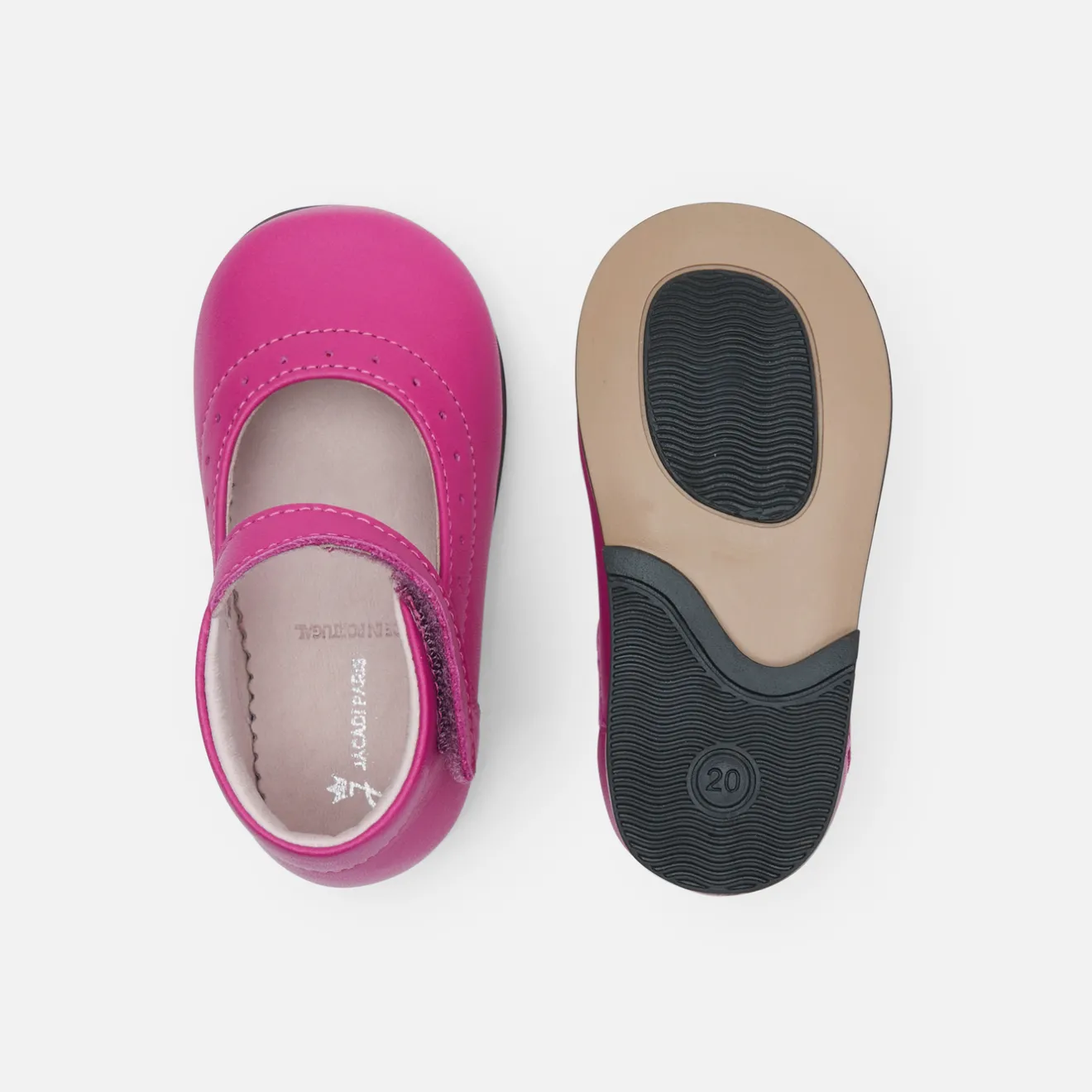 Jacadi Mary Janes, T-Straps And Ballet Flats|Baby girl patent leather Mary Janes Pink