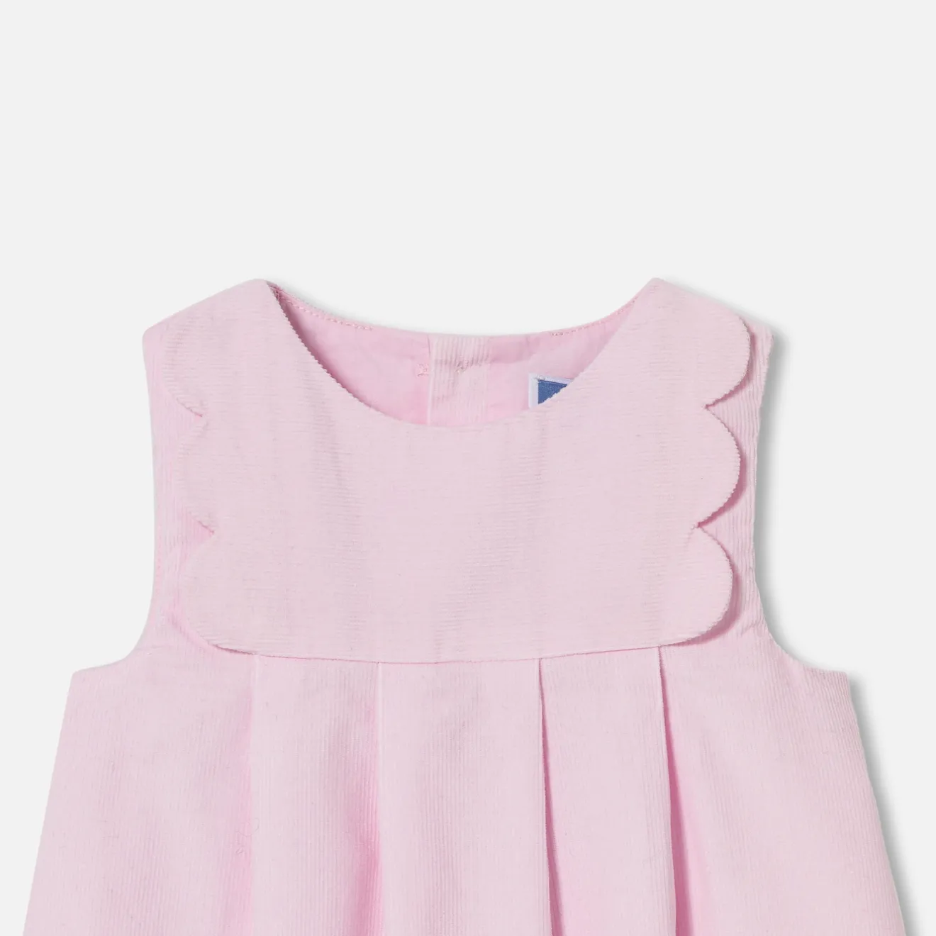 Jacadi Dresses|Baby girl pinafore dress Light Powder Pink