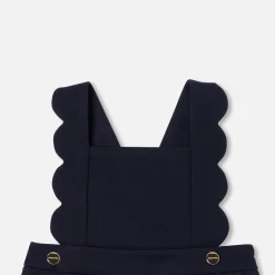 Jacadi Dresses|Baby girl pinafore dress in milano Jacadi Navy
