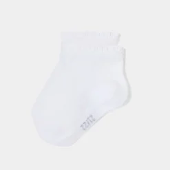 Jacadi Tights, Socks And Booties|Accessories|Baby girl ruffled socks Jacadi White