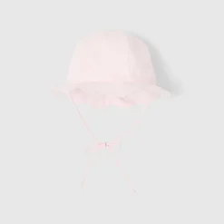 Jacadi Accessories|Accessories|Baby girl scalloped hat Jacadi pale Pink
