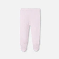 Jacadi Bloomers, Overalls And Sets|Baby girl set in garter stitch Jacadi pale Pink