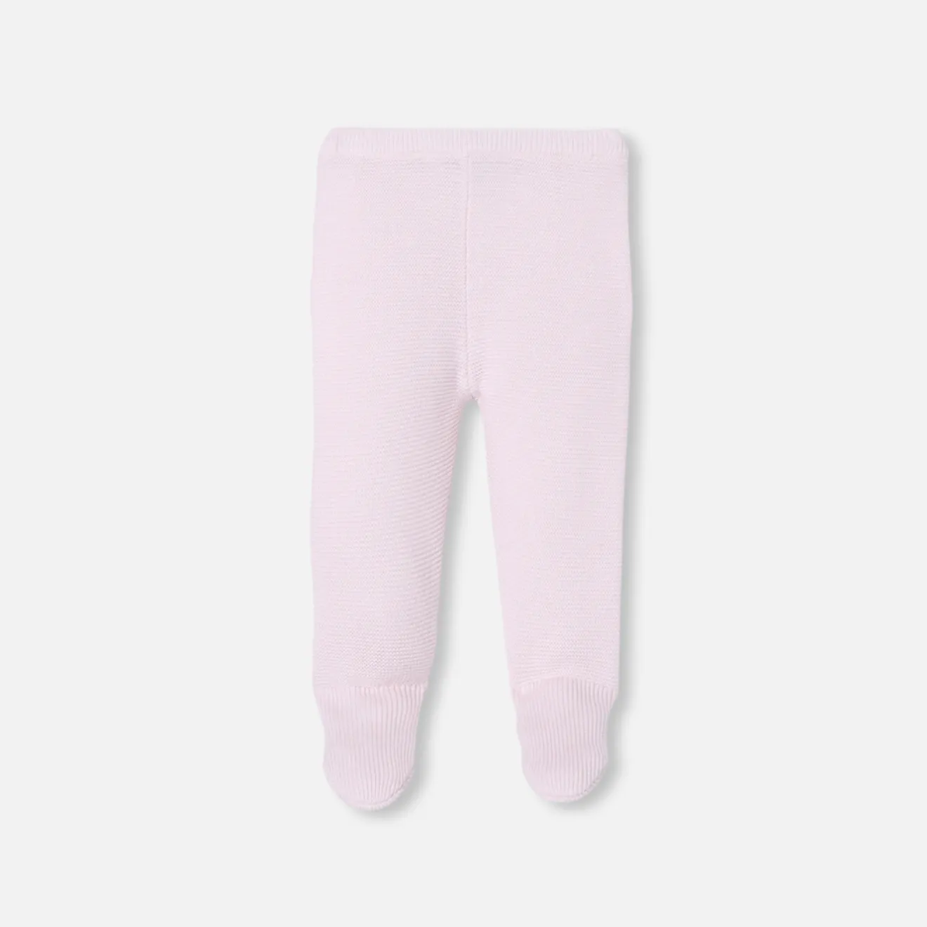 Jacadi Bloomers, Overalls And Sets|Baby girl set in garter stitch Jacadi pale Pink
