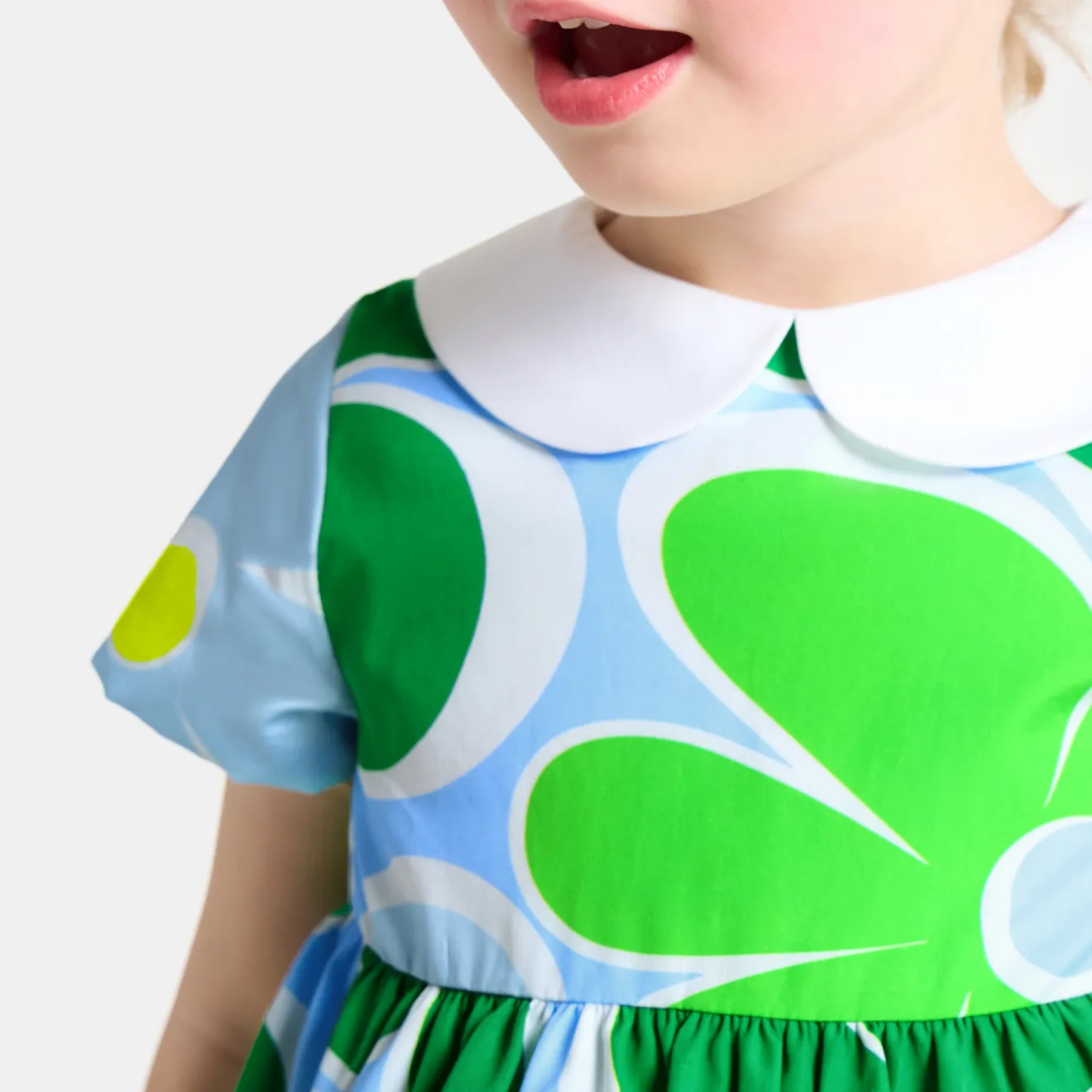 Jacadi Dresses|Baby girl short-sleeved dress White/Multicolour