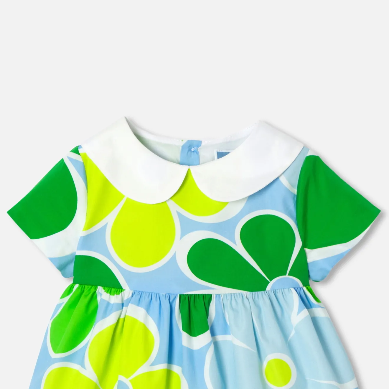 Jacadi Dresses|Baby girl short-sleeved dress White/Multicolour