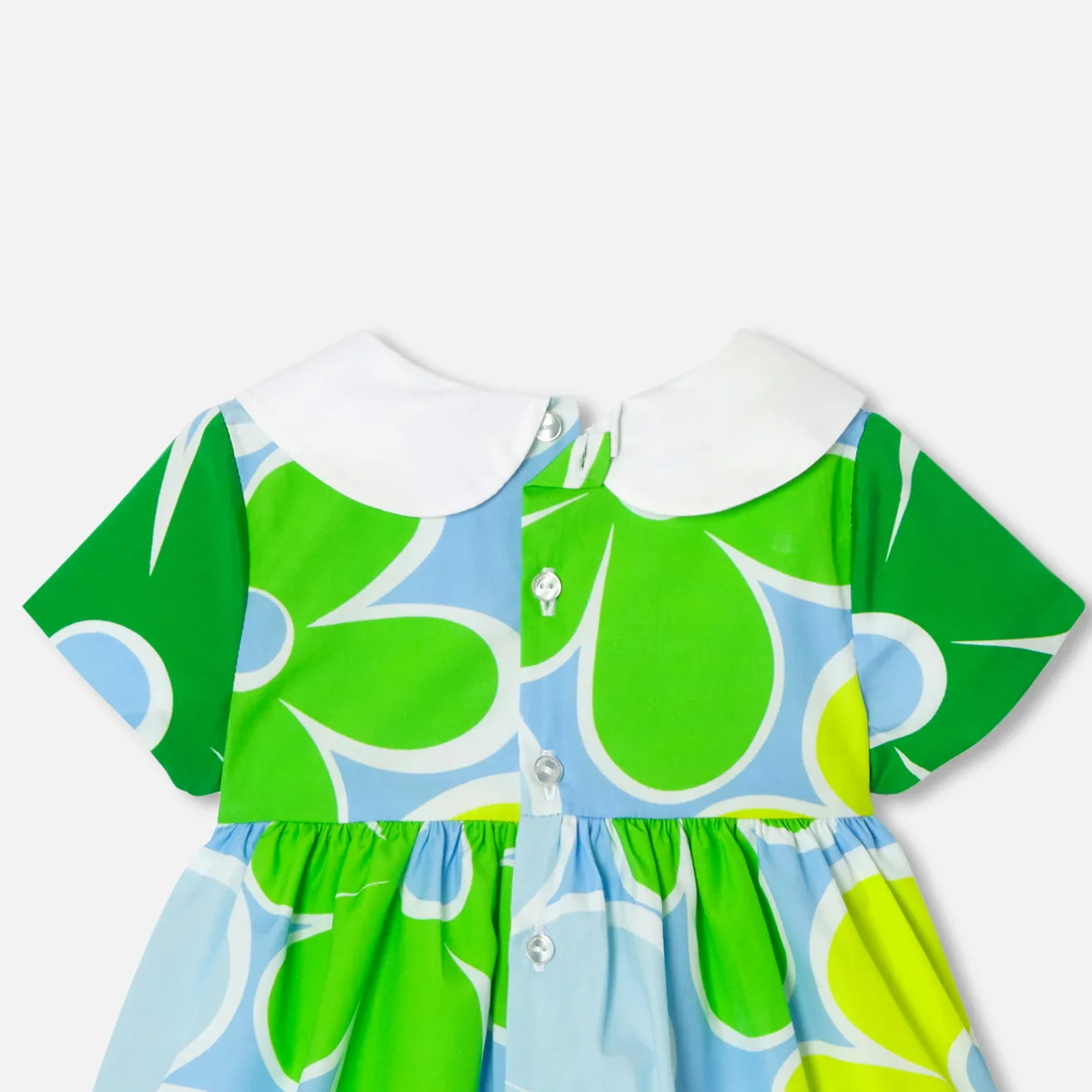Jacadi Dresses|Baby girl short-sleeved dress White/Multicolour