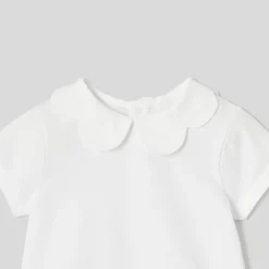 Jacadi Polos And T-Shirts|Baby girl short-sleeved T-shirt Jacadi White