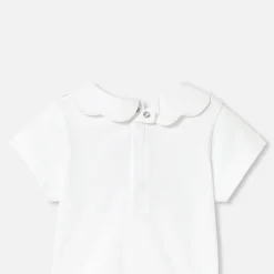 Jacadi Polos And T-Shirts|Baby girl short-sleeved T-shirt Jacadi White