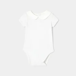 Jacadi Bodysuits|Baby girl short sleeves bodysuit Jacadi White