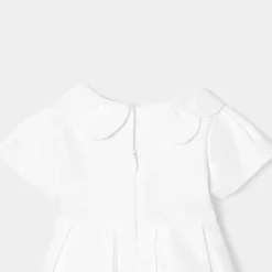 Jacadi Dresses|Baby girl sleeveless dress Jacadi White