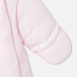 Jacadi Coats And Outerwear|Baby Snowsuits & Burnous|Baby girl snowsuit Jacadi Powder Pink