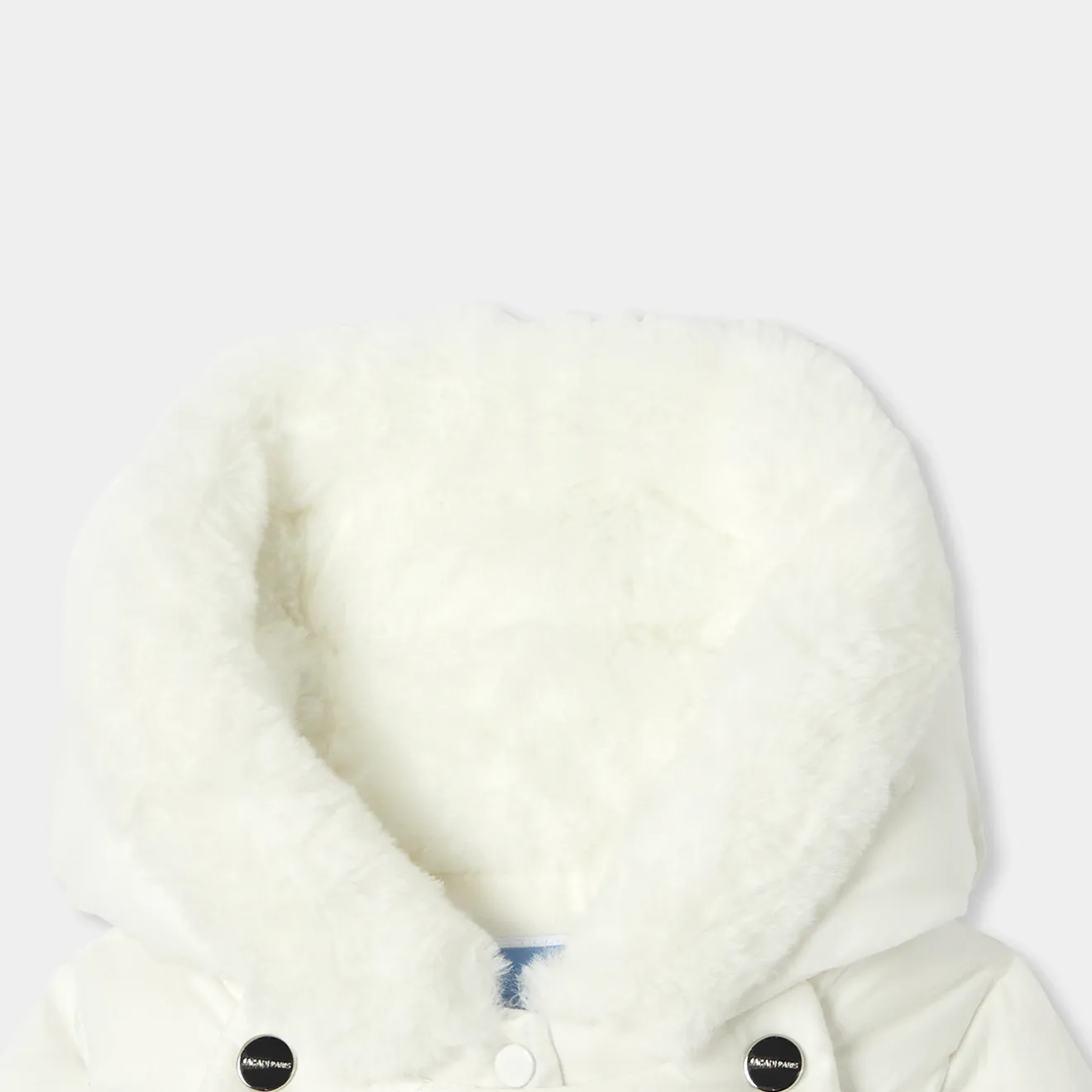 Jacadi Coats And Outerwear|Girl Coats & Puffer Jackets|Baby girl snowsuit Jacadi soft white