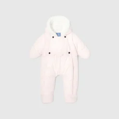 Jacadi Coats And Outerwear|Baby Snowsuits & Burnous|Baby girl snowsuit Jacadi pale Pink