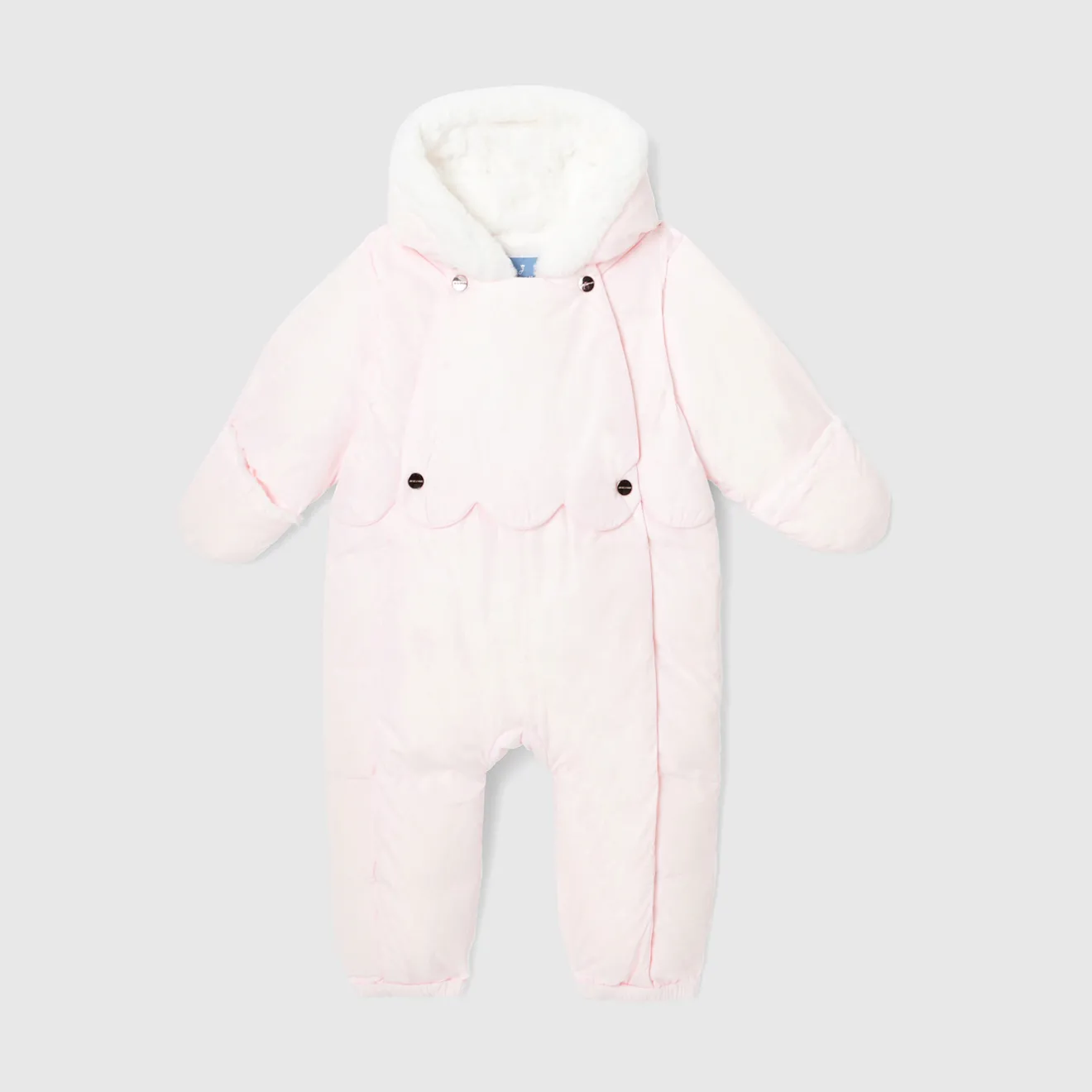 Jacadi Coats And Outerwear|Baby Snowsuits & Burnous|Baby girl snowsuit Jacadi pale Pink