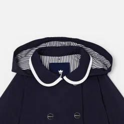 Jacadi Coats And Outerwear|Toddler Coats & Puffer Jackets|Baby girl Spring coat Jacadi Navy