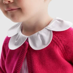 Jacadi Blouses|Baby girl striped blouse White/Pink