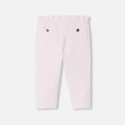 Jacadi Pants And Shorts|Baby girl velour pants Jacadi Powder Pink