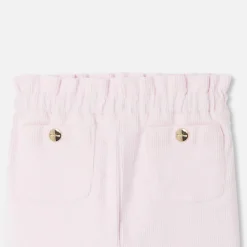 Jacadi Pants And Shorts|Baby girl velour pants Jacadi Powder Pink
