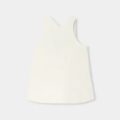 Jacadi Dresses|Baby girl velvet dress Jacadi soft white