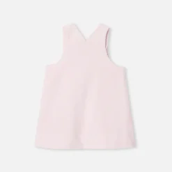 Jacadi Dresses|Baby girl velvet dress Jacadi Powder Pink