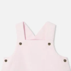 Jacadi Dresses|Baby girl velvet dress Jacadi Powder Pink