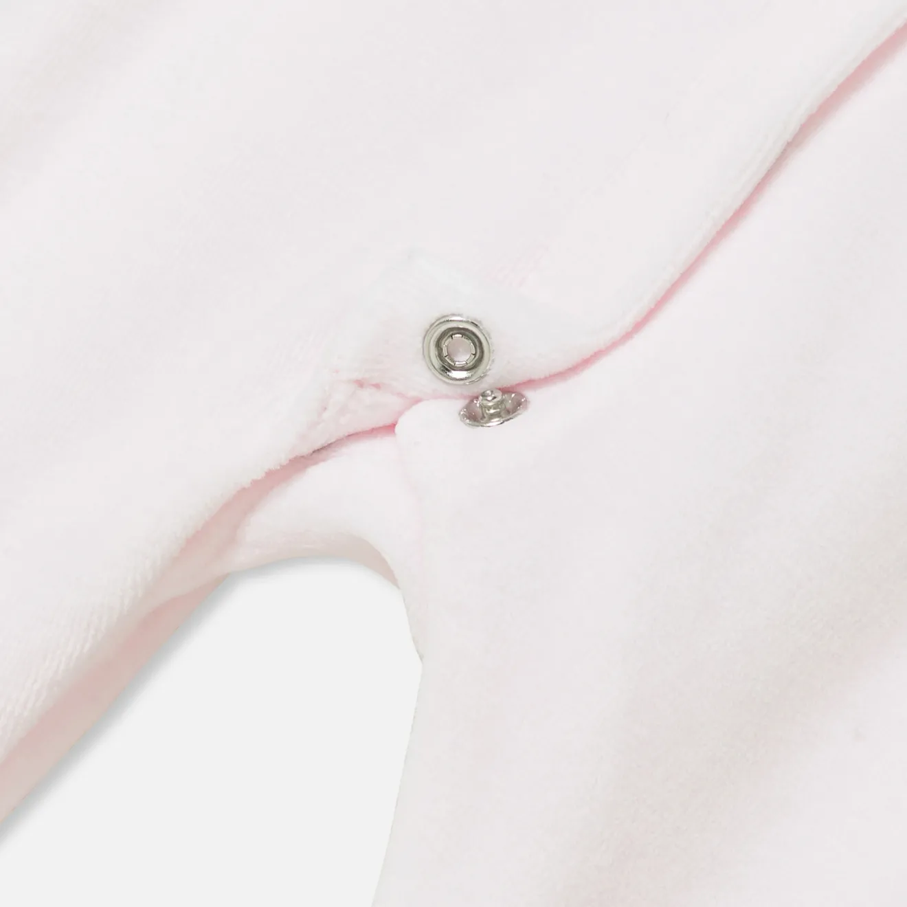 Jacadi Pajamas|Baby girl velvet pajamas Jacadi pale Pink