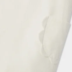 Jacadi Dresses|Baby girl velvet pinafore dress Jacadi soft white