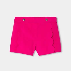 Jacadi Pants And Shorts|Baby girl velvet shorts Couture Pink