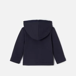 Jacadi Cardigans, Sweaters And Sweatshirts|Baby girl zip-up sweatshirt Jacadi Navy