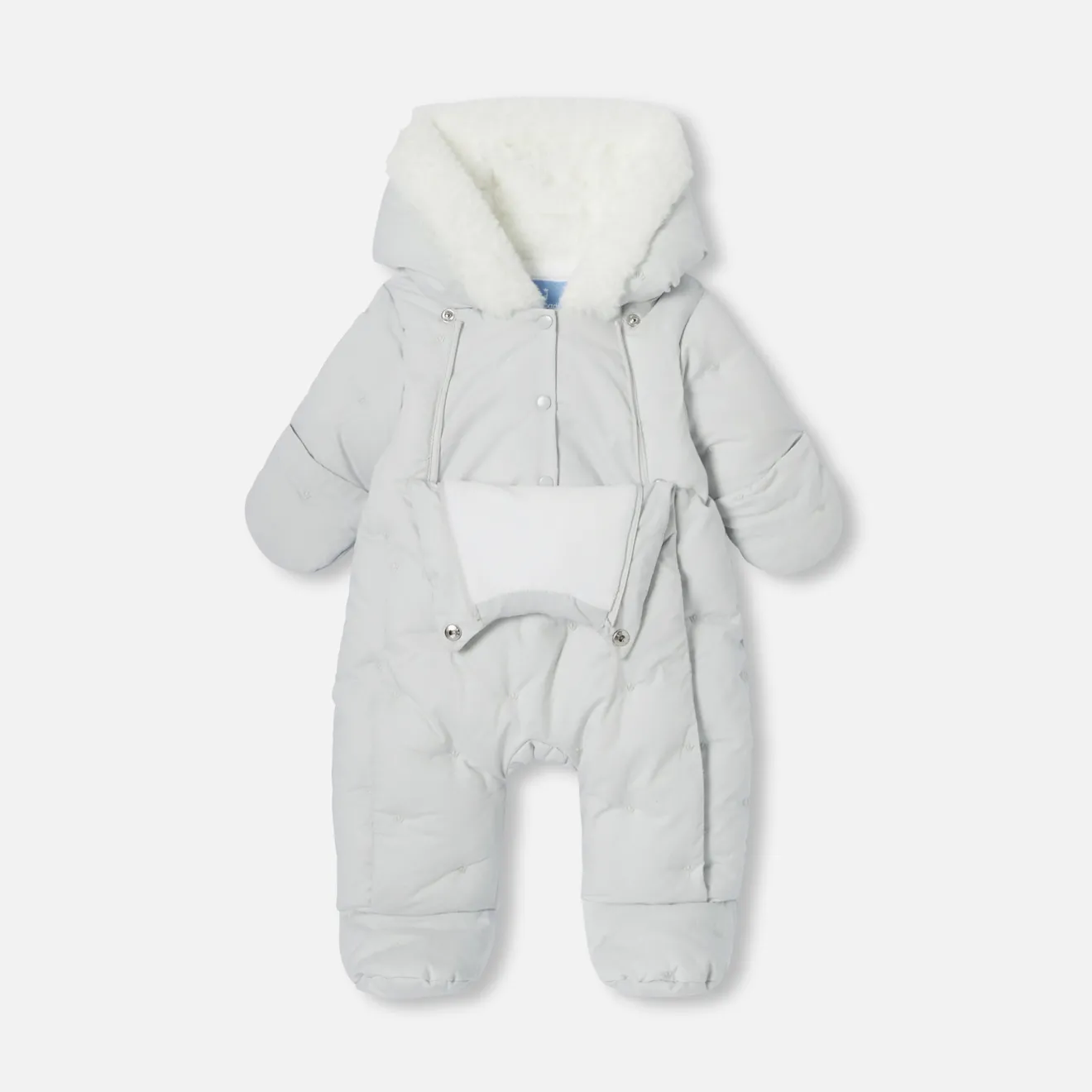 Jacadi Coats And Outerwear|Coats And Outerwear|Baby pramsuit Grey