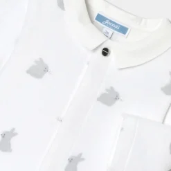 Jacadi Pajamas|Pajamas|Baby velvet pajamas White/Multicolour