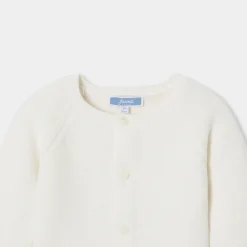 Jacadi Jumpers, Sweatshirts And Cardigans|Baby wool and cotton cardigan Jacadi soft white