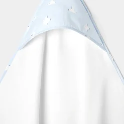Jacadi Bath Towels And Bath Capes|Bath set White/Blue