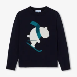 Jacadi Sweaters, Sweatshirts And Cardigans|Boy bear sweater Jacadi Navy