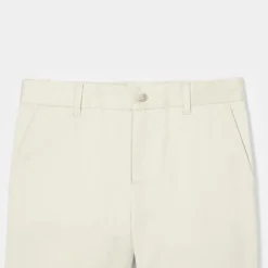 Jacadi Shorts|Boy Bermuda shorts in cotton satin Off-White