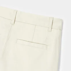 Jacadi Shorts|Boy Bermuda shorts in cotton satin Off-White