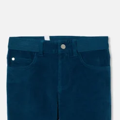 Jacadi Pants And Sweatpants|Boy corduroy pants Petrol blue