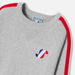 Jacadi Sweaters, Sweatshirts And Cardigans|Boy cotton sweater Jacadi light Heather Grey