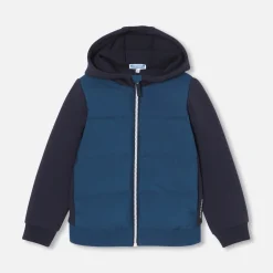 Jacadi Sweaters, Sweatshirts And Cardigans|Boy hooded jacket Navy blue