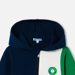 Jacadi Sweaters, Sweatshirts And Cardigans|Boy hoodie Navy/Green