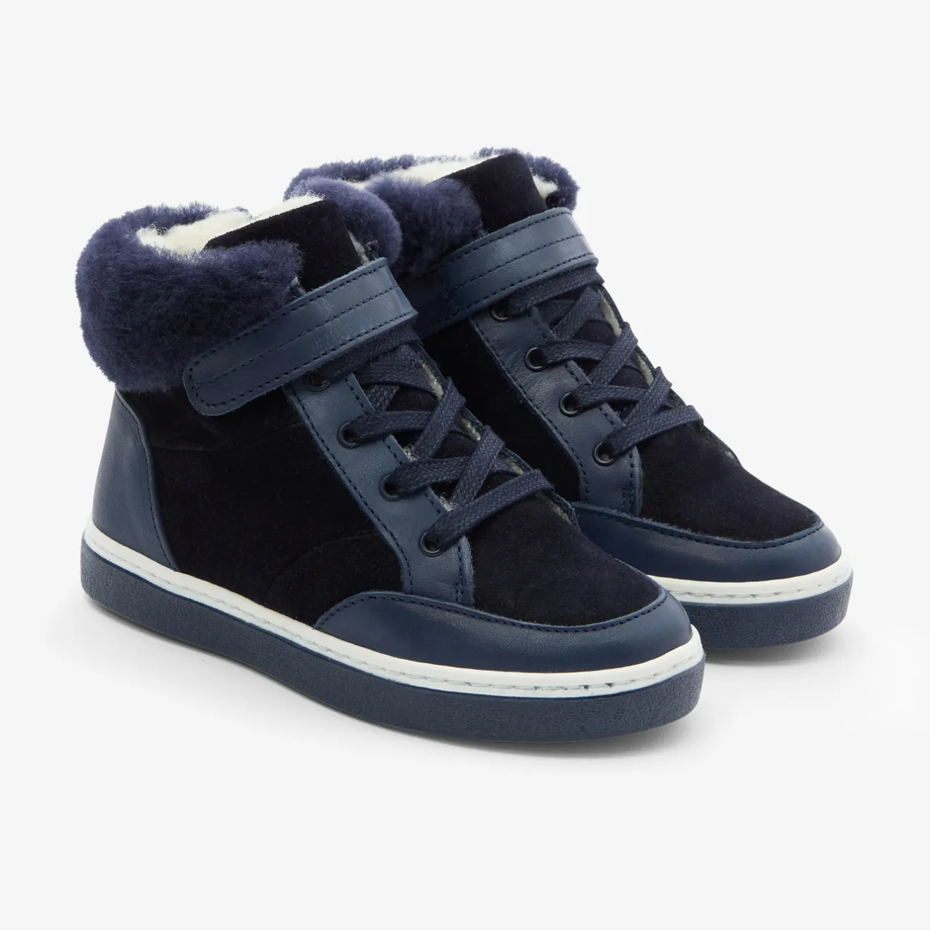 Jacadi Sneakers|Boy lined sneakers Jacadi Navy