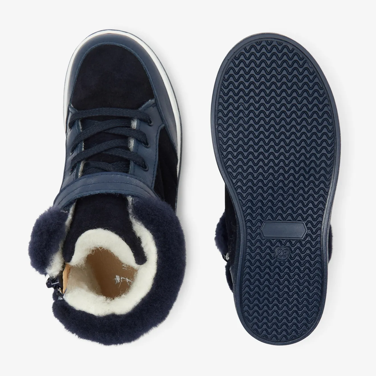 Jacadi Sneakers|Boy lined sneakers Jacadi Navy