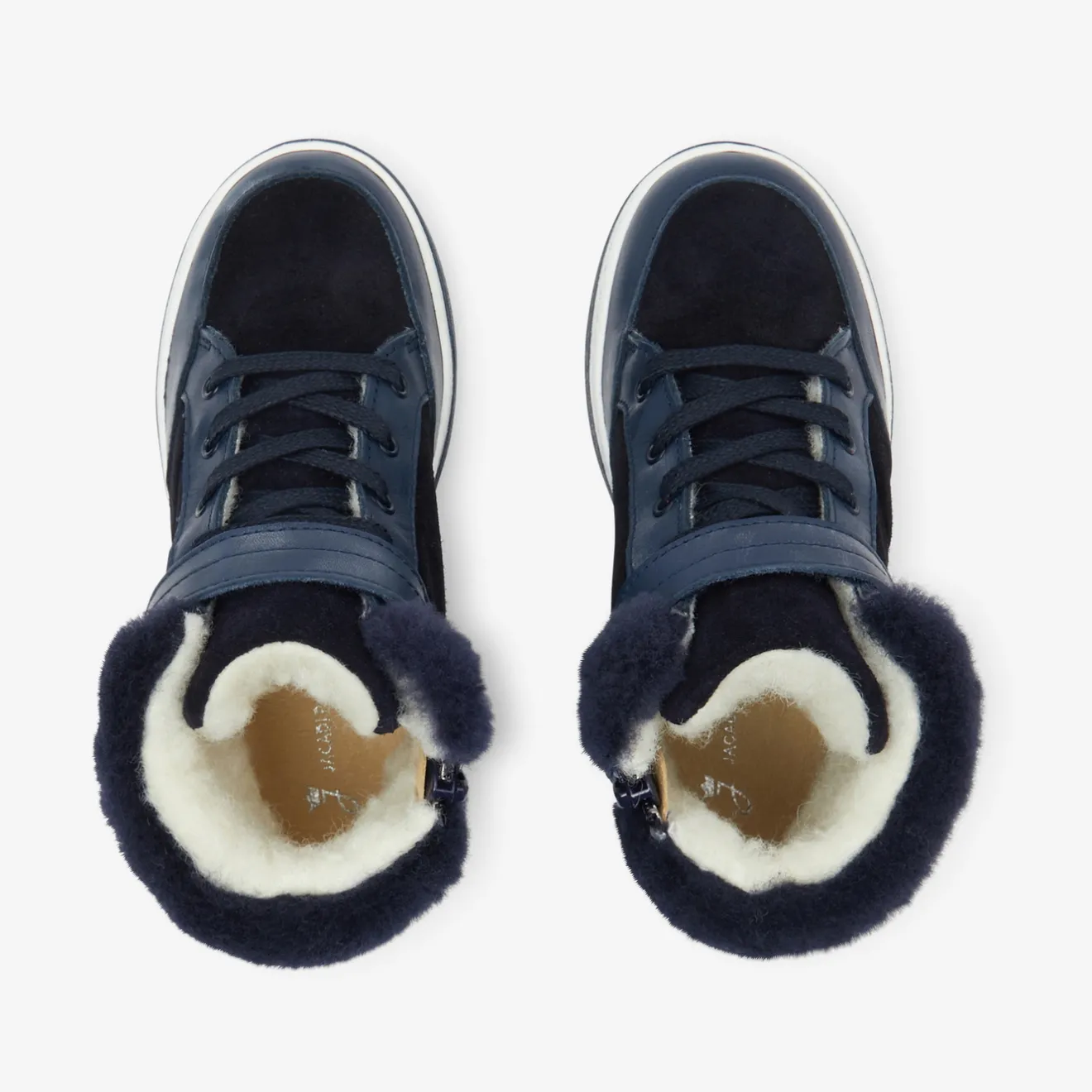 Jacadi Sneakers|Boy lined sneakers Jacadi Navy
