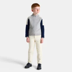 Jacadi Pants And Sweatpants|Boy lined velour pants Beige