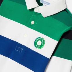 Jacadi T-Shirts And Polo Shirts|Boy long-sleeved polo Green/Multicolour