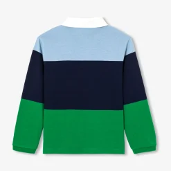 Jacadi T-Shirts And Polo Shirts|Boy long-sleeved polo Green/Multicolour
