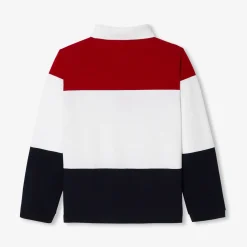 Jacadi T-Shirts And Polo Shirts|Boy long-sleeved polo Red/Multicolout