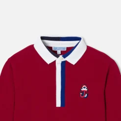Jacadi T-Shirts And Polo Shirts|Boy long-sleeved polo Purple