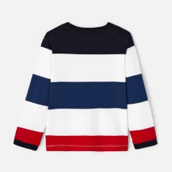 Jacadi T-Shirts And Polo Shirts|Boy long-sleeved T-shirt White/Multicolour